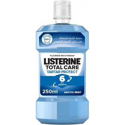 LISTERINE ® TOTAL CARE TARTAR PROTECT ARCTIC MINT MOUTHWASH 250 ML